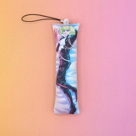 Burning Man Mini Dakimakura Phone Strap