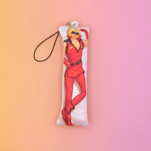 The Red Comet Mini Dakimakura Phone Strap