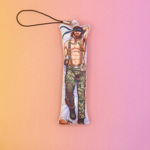 Comfy Snake Mini Dakimakura Phone Strap